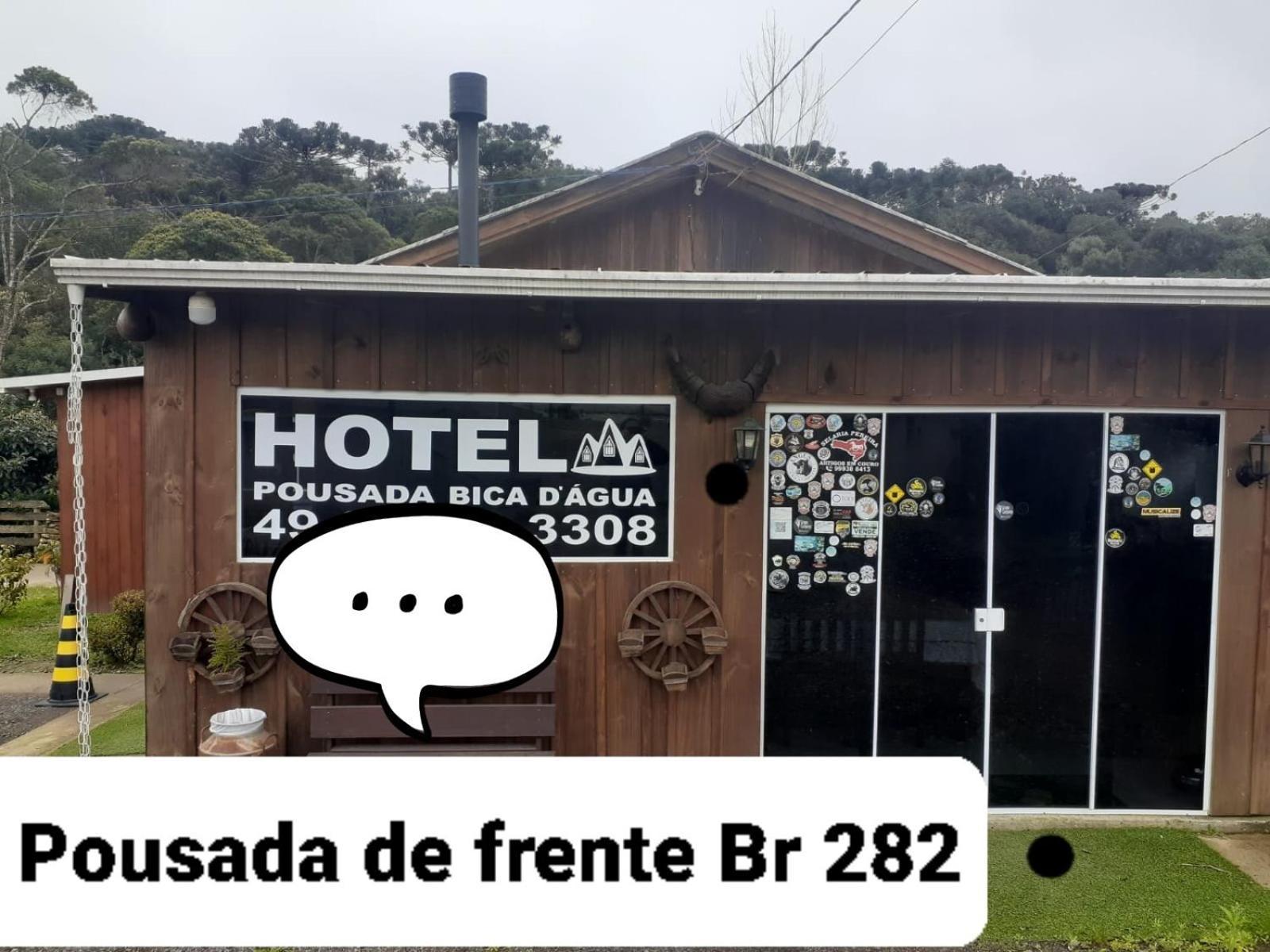 Pousada Bica D'Agua De Frente Br 282 Lages Exterior foto